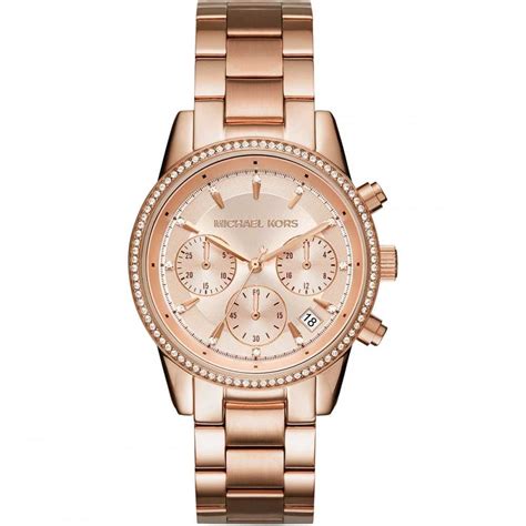 montre rose gold michael kors|Michael Kors watch for female.